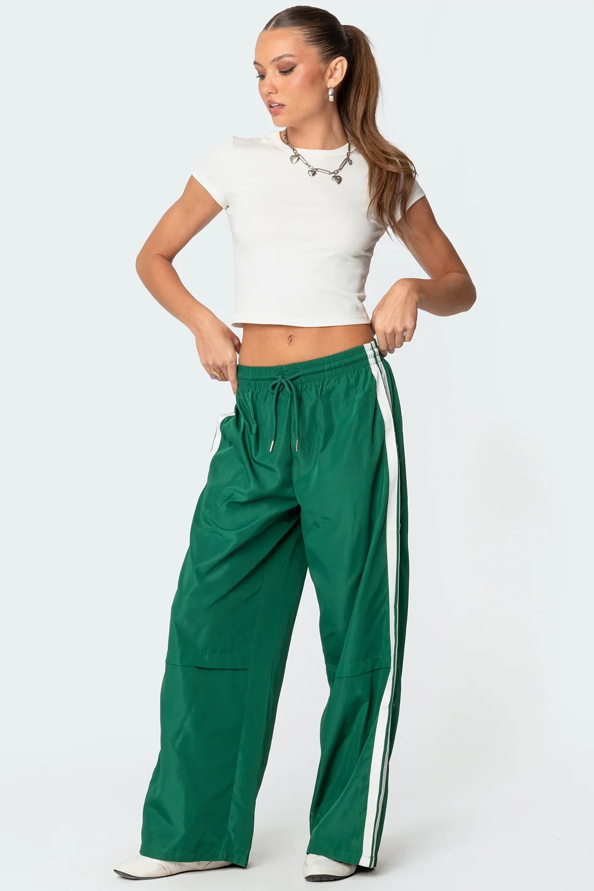 Fauna Nylon Track Pants