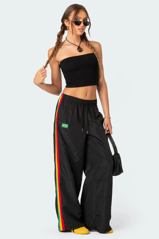 Fauna Nylon Track Pants