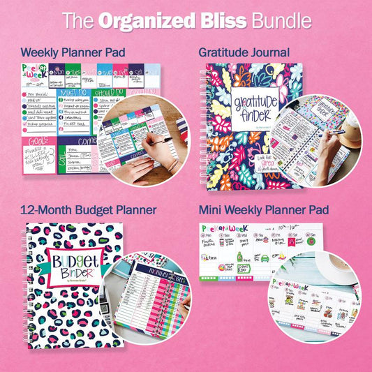 Organized Bliss Bundle: Plan with Gratitude & Stress-Free Planning ✨